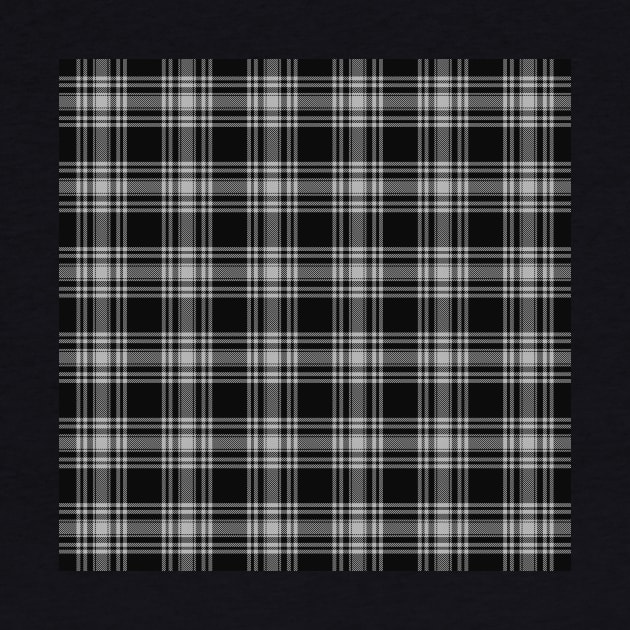 Menzies Black Tartan Plaid Scottish Pattern by terrybain